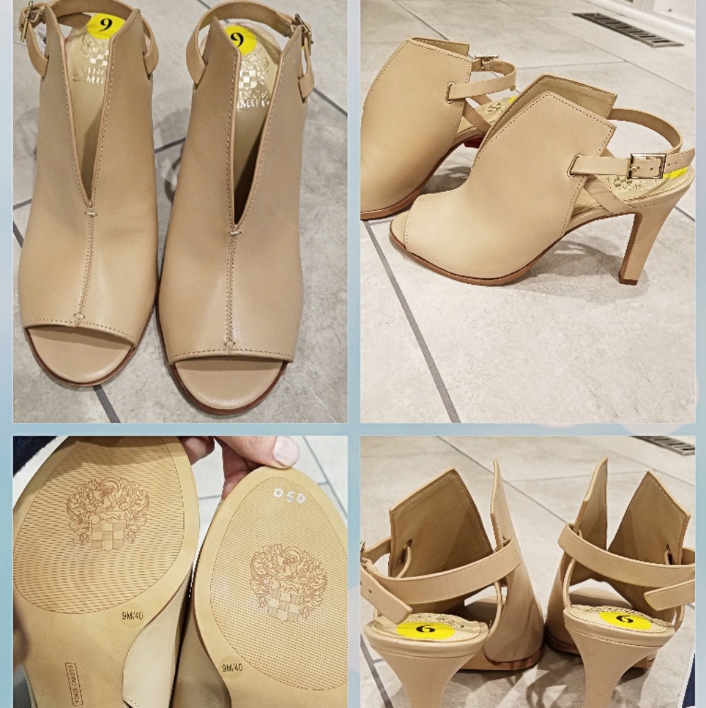 EUC Vince Camuto real leather heels